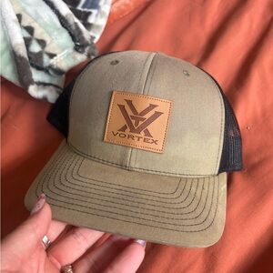 Vortex Olive and Black Mesh Cap